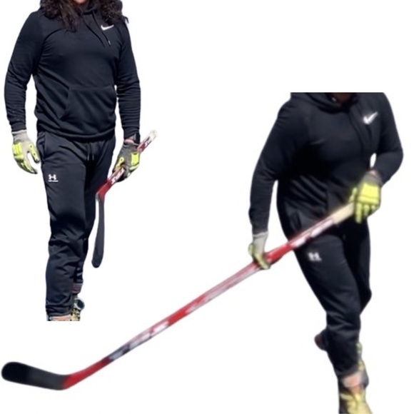 Nike Dri-Fit Hooded Sweatshirt, Men's Medium, Black - Picture 3 of 5